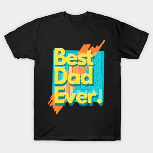 Best Dad Ever Father's Day Us Flag T-Shirt